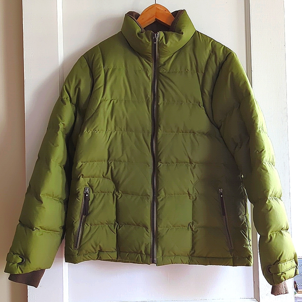 Pacific Trail Women's Puff Waist Coat Size M Green